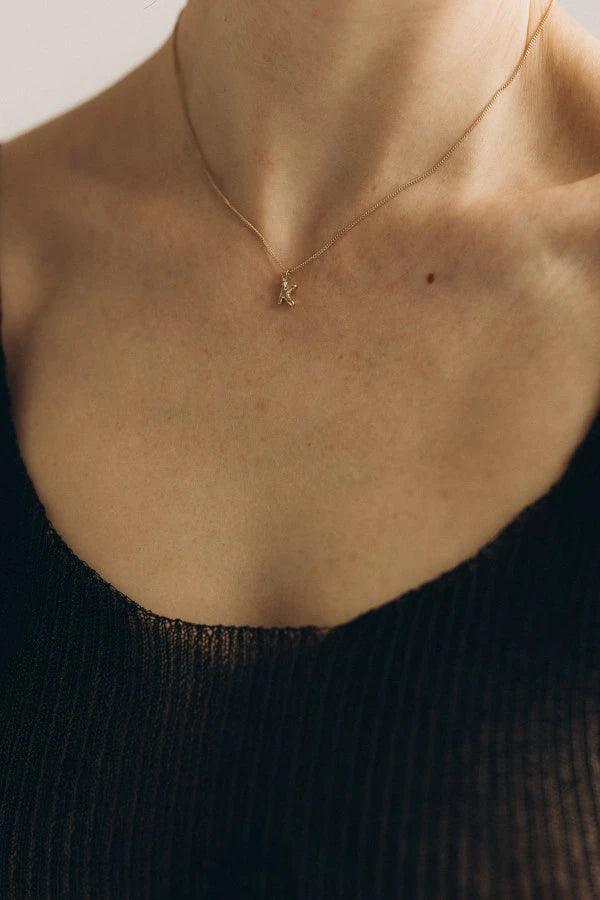 OPLOTKA LETTER GOLD Necklace