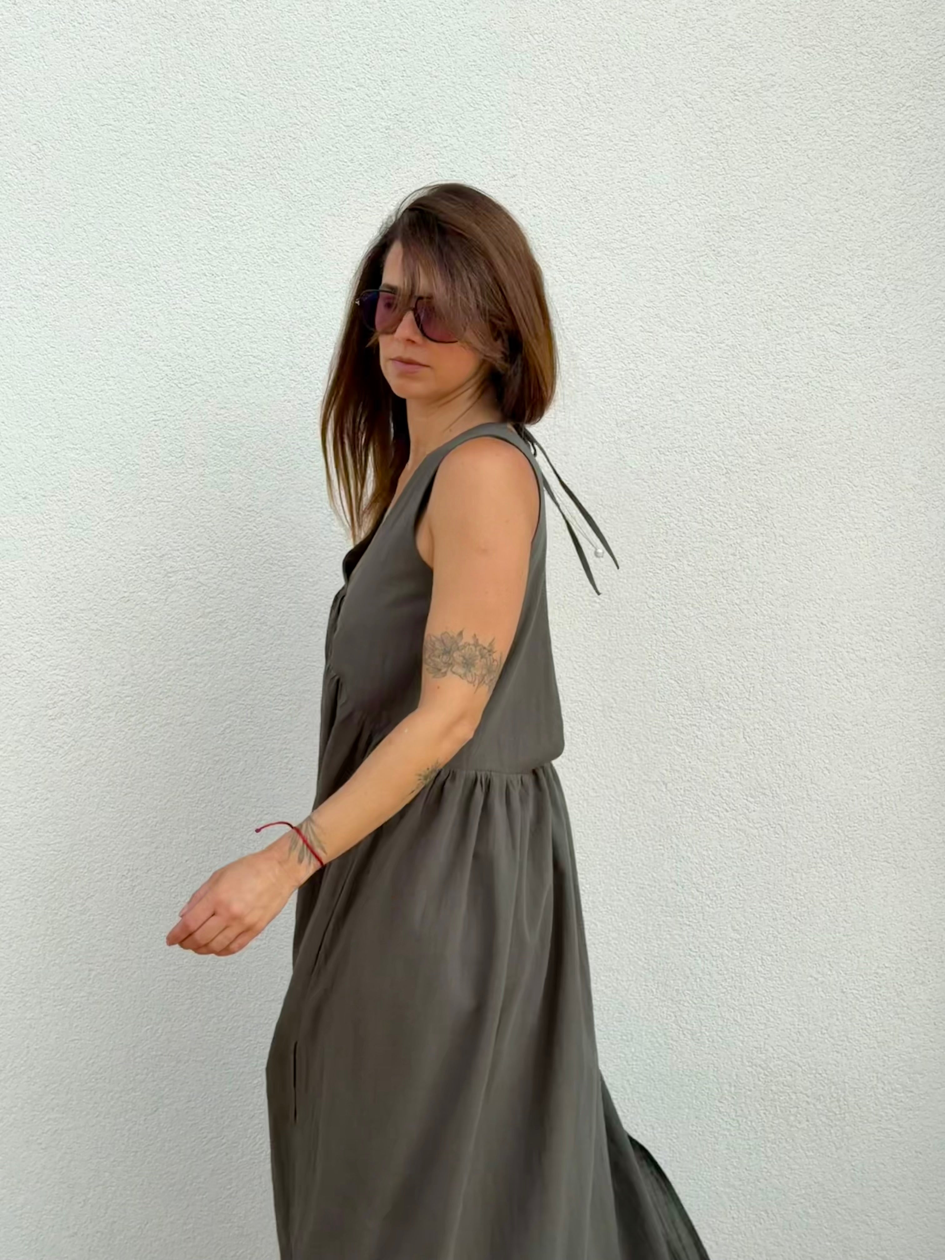 SHATTY - Cotton Dress - Alva