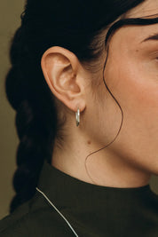 OPLOTKA MELT SILVER Earrings