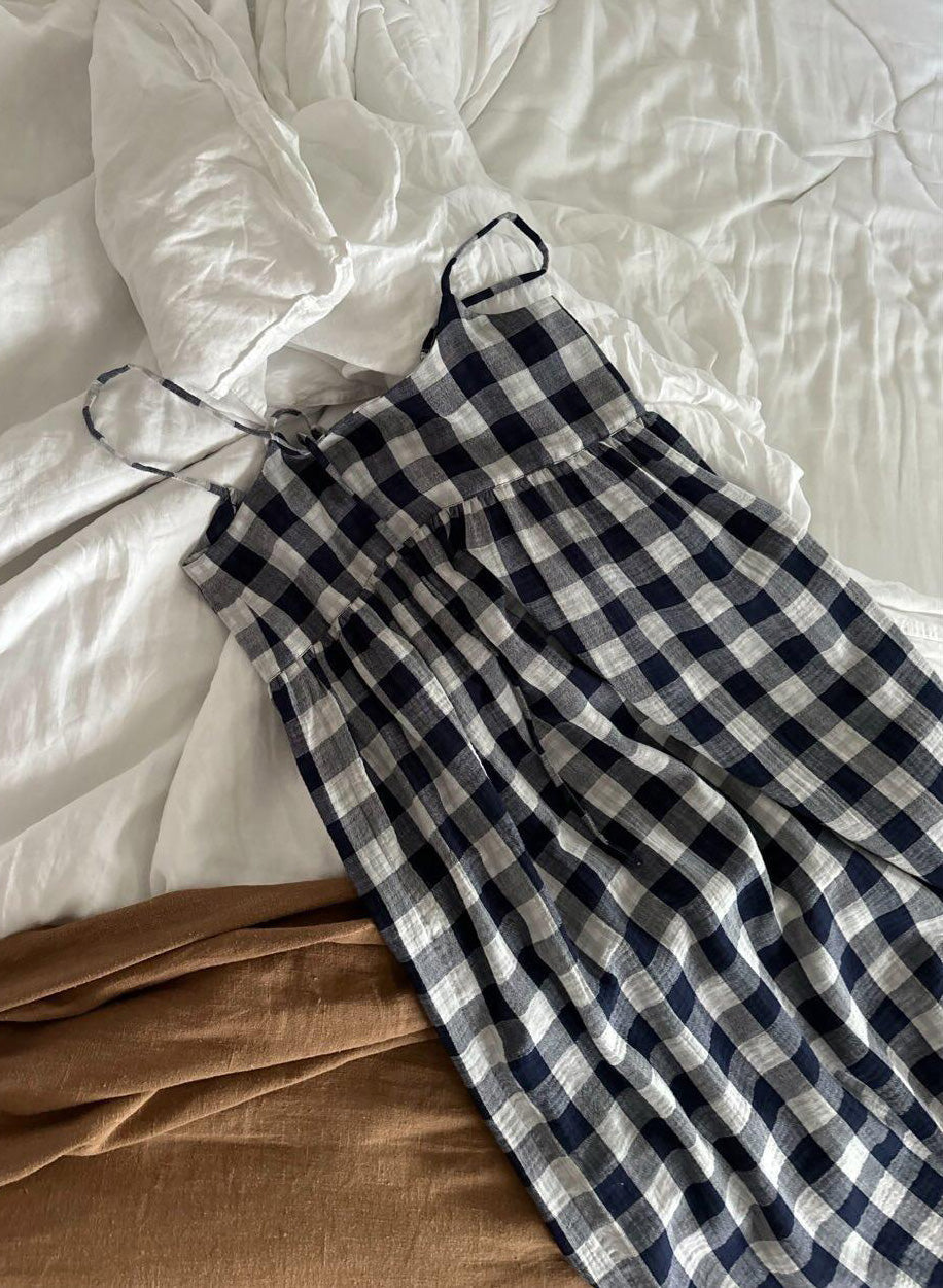 SHATTY - Muslin Dress - Iza Vichy Dress