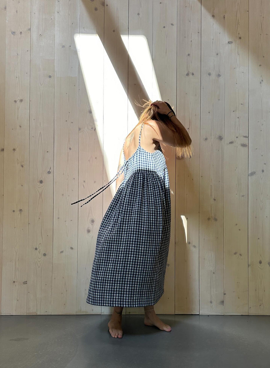 SHATTY - Muslin Dress - Iza Vichy Dress