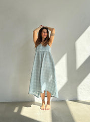 SHATTY - Muslin Dress - Iza Vichy Dress
