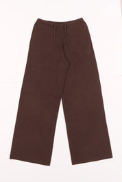Rhea - Pants ~ Dark Brown ~ Wool & Cashmere
