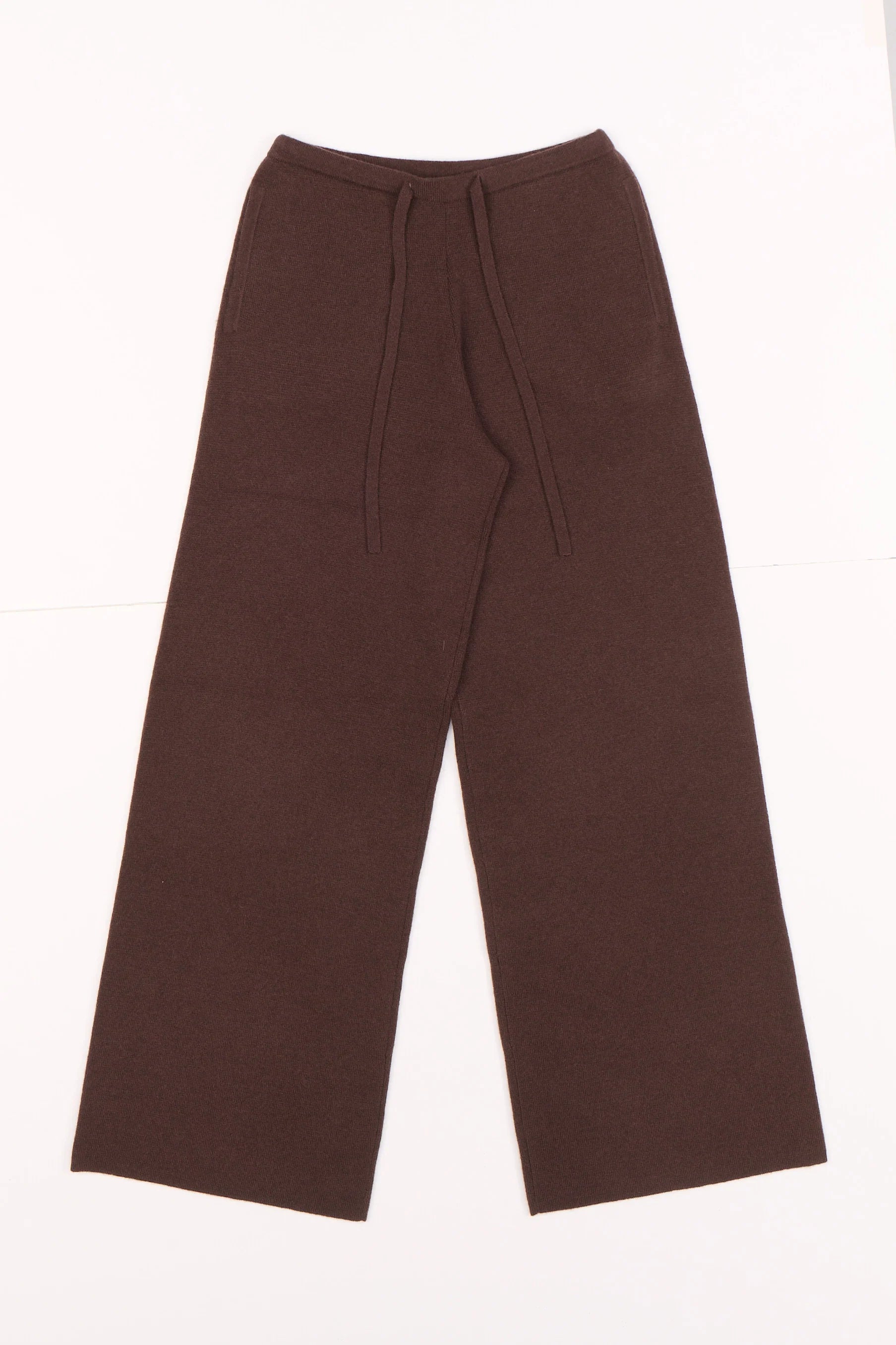 Rhea - Pants ~ Dark Brown ~ Wool & Cashmere
