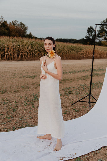 Gust Linen - Linen Open Back Dress