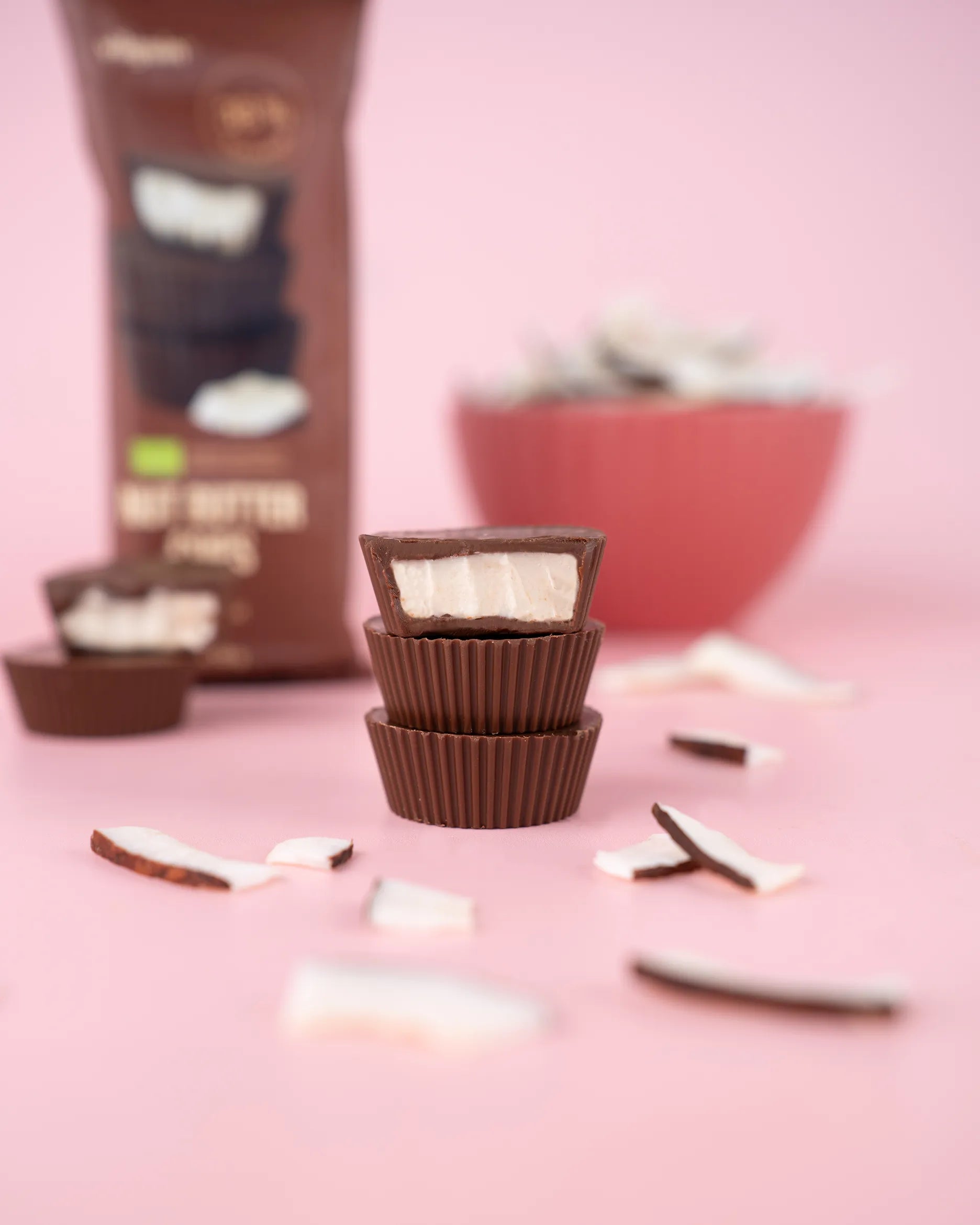 Vilgain Organic Nut Butter Cups - Coconut