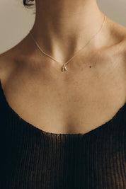OPLOTKA LETTER SILVER Necklace