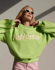 Les Goodies - She is Sunday Felicita Green Sweatshirt