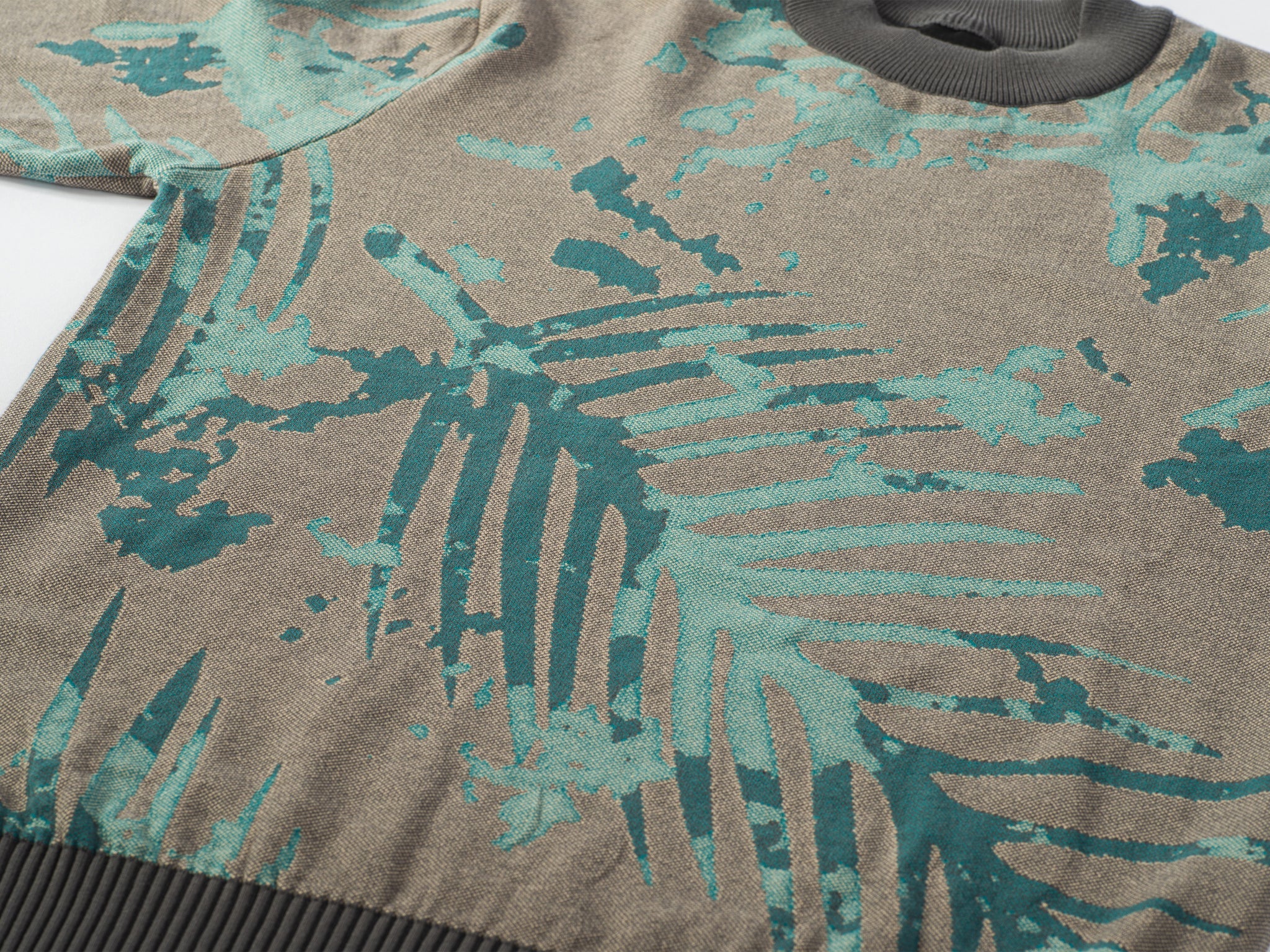 Pinetime Clothing Forest Leaf Knitted Crewneck