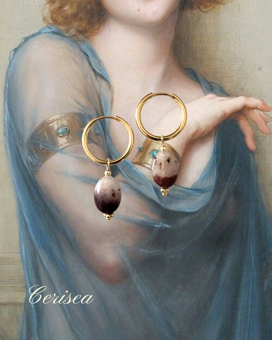 Caro - Earrings "cerisea"