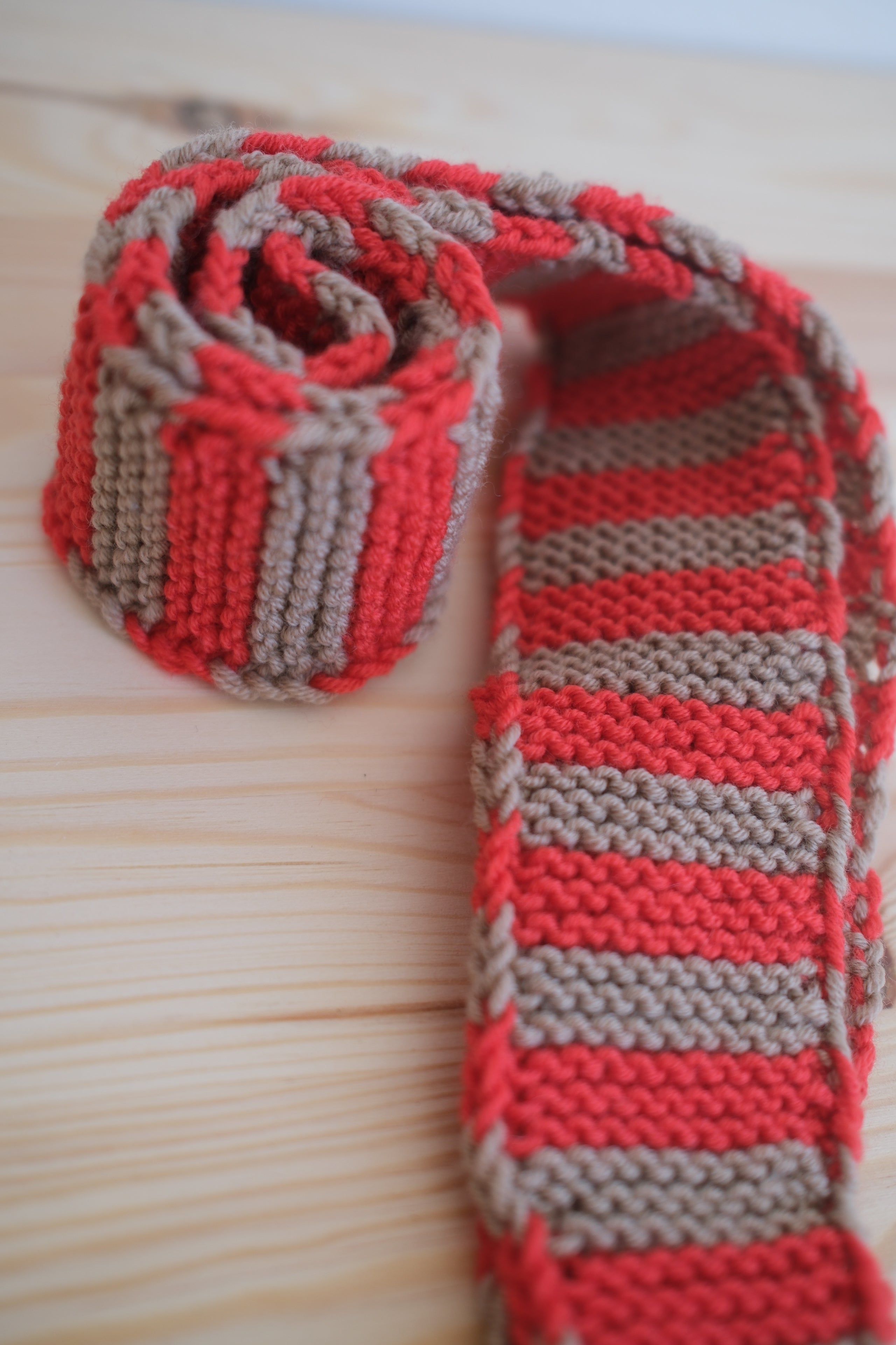 Když Kristián Usne - Hand-Knitted Scarf