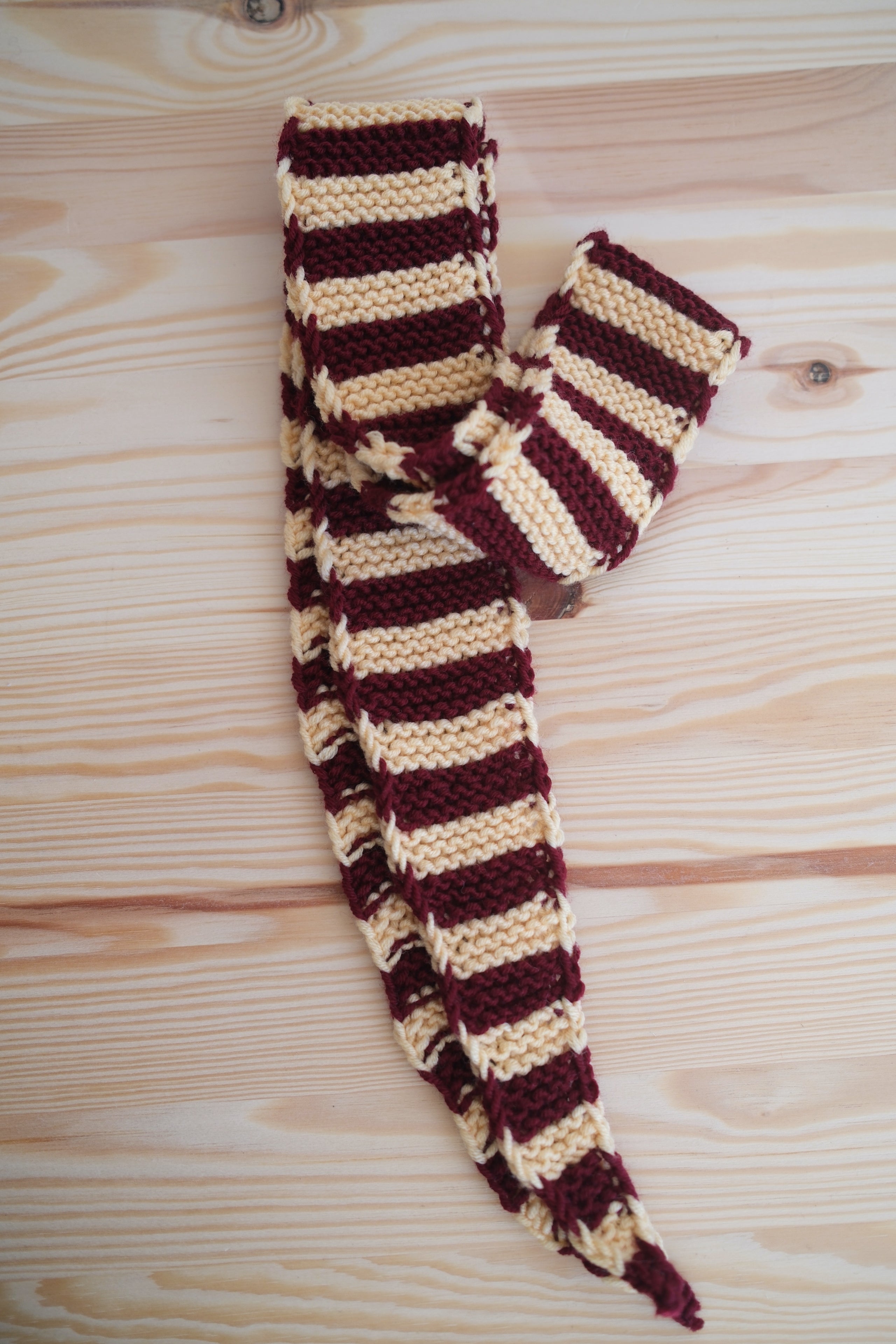 Když Kristián Usne - Hand-Knitted Scarf