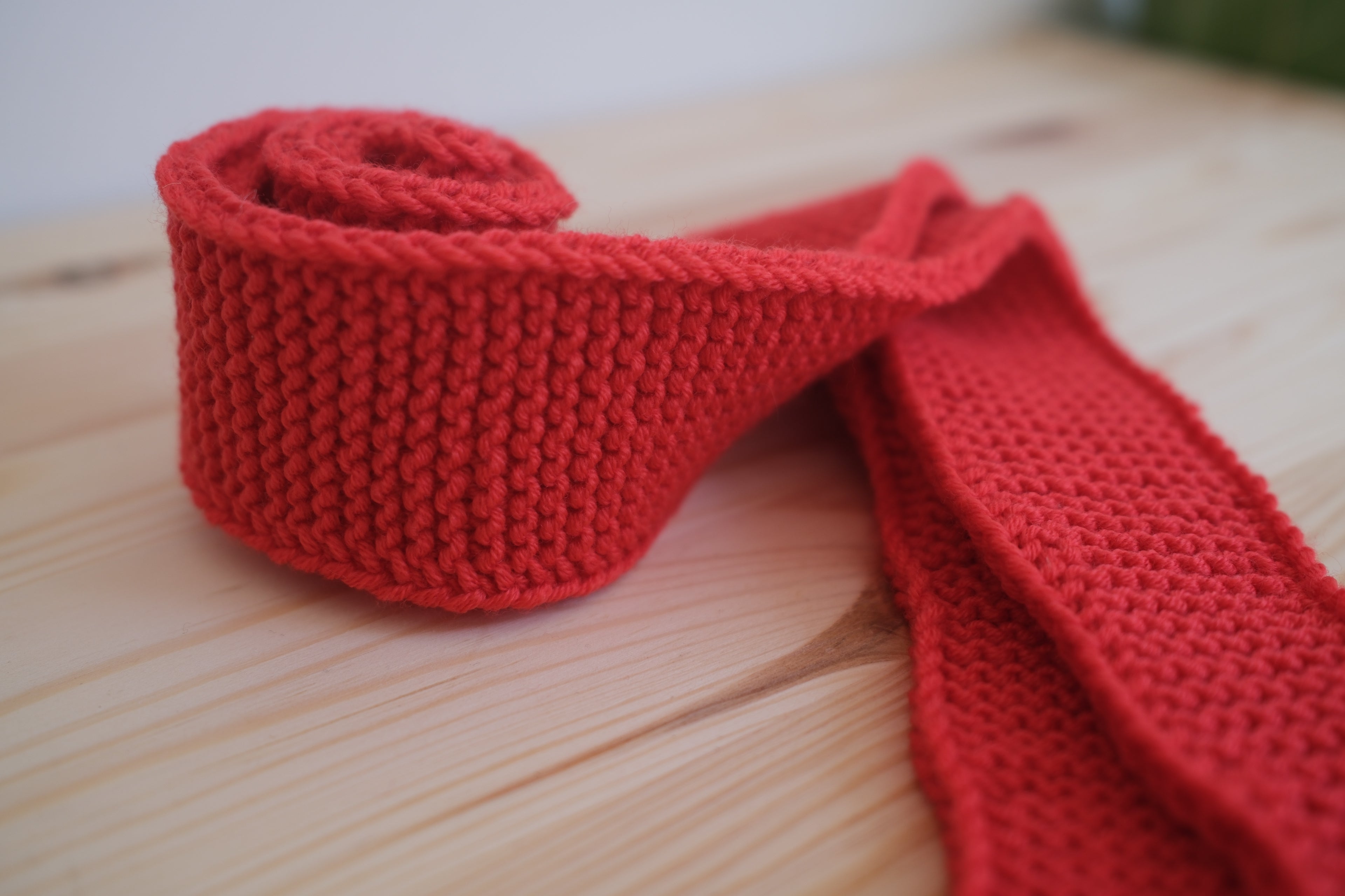 Když Kristián Usne - Hand-Knitted Scarf