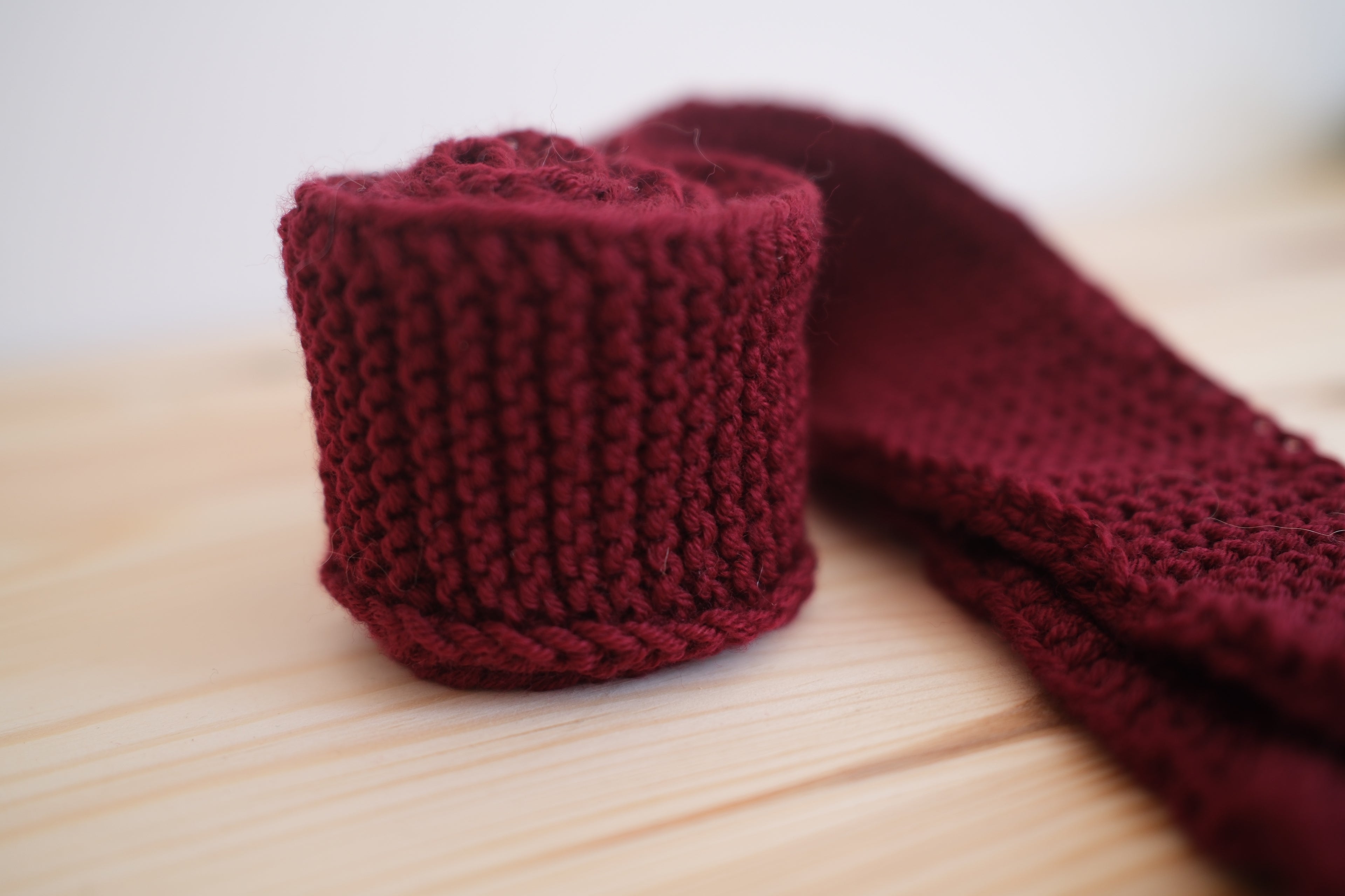 Když Kristián Usne - Hand-Knitted Scarf