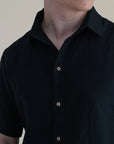 Gust Linen - Men's Linen Shirt - Short Sleeve