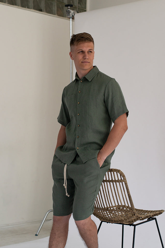 Gust Linen - Men's Linen Shorts