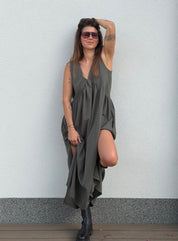 SHATTY - Cotton Dress - Alva