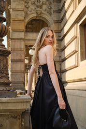 ARIETTE - AURELIA DRESS Black