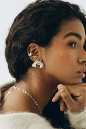 OPLOTKA LIBERTY SILVER earcuff