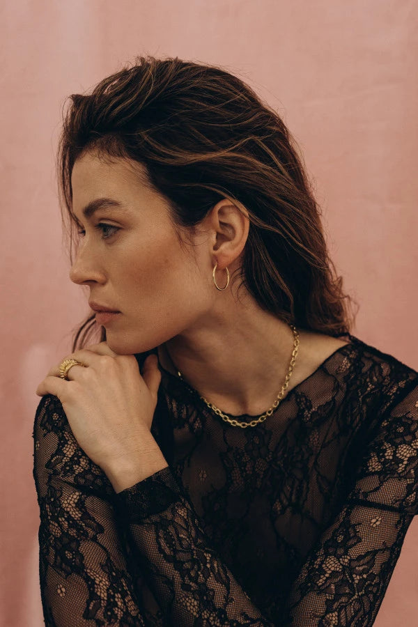 OPLOTKA BIG HOOPS GOLD Earrings