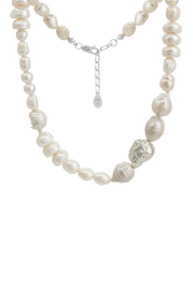 OPLOTKA BOND pearls SILVER  Necklace