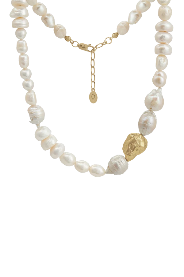 OPLOTKA BOND pearls GOLD  Necklace