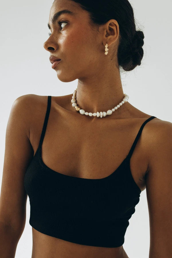 OPLOTKA BOND pearls GOLD  Necklace