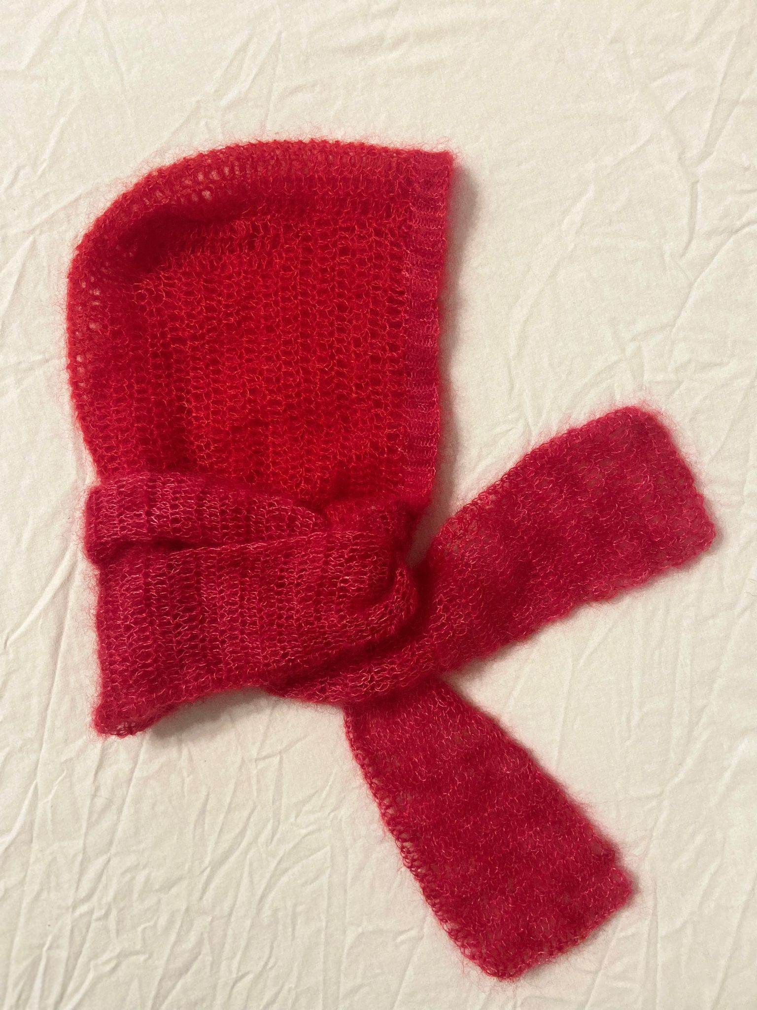 Vanami - The Scarfbonnet Red with Pink Melange