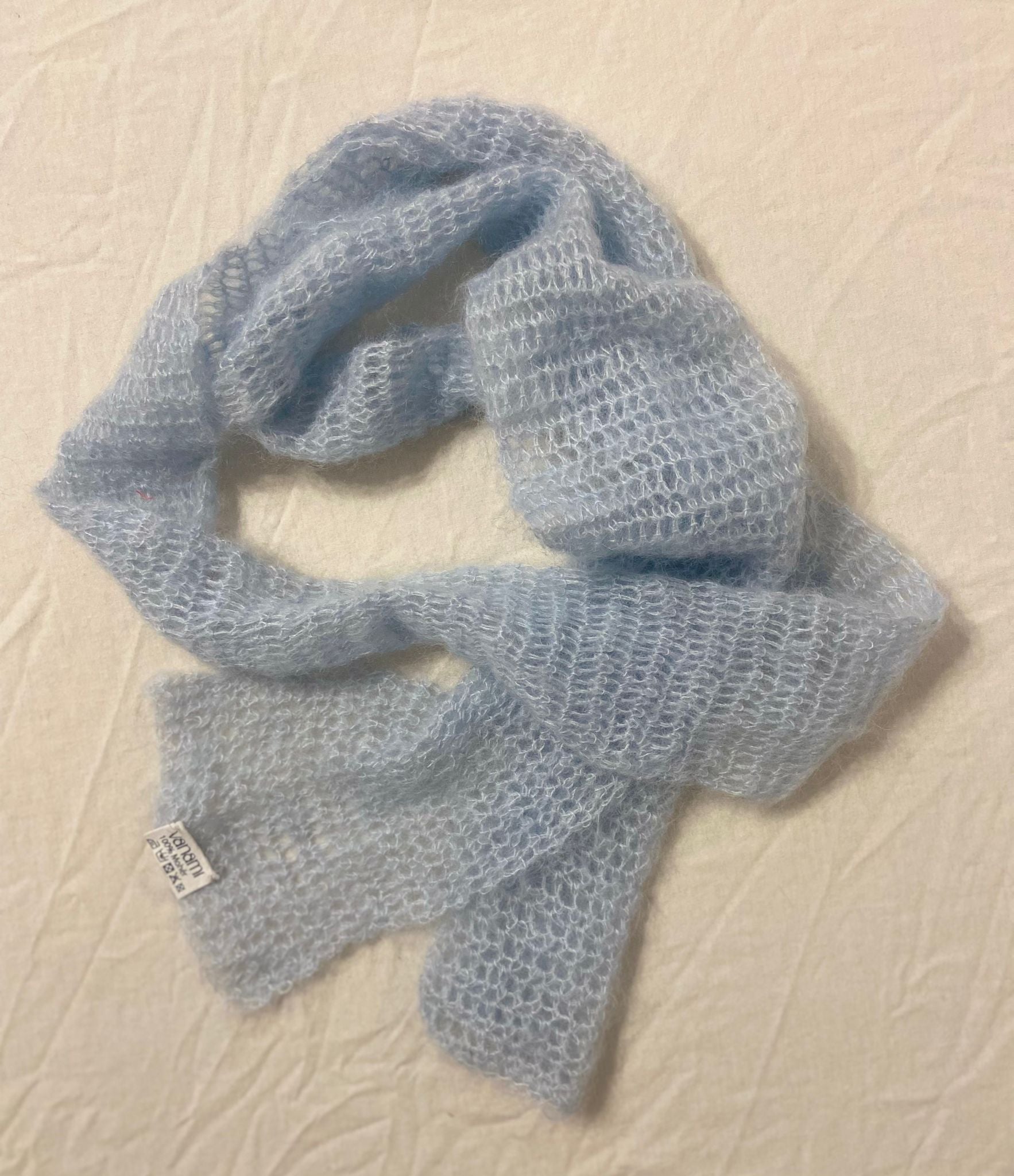 Vanami - Mohair Scarf Blue