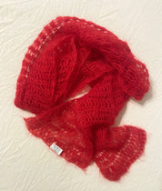 Vanami - Mohair Scarf Red