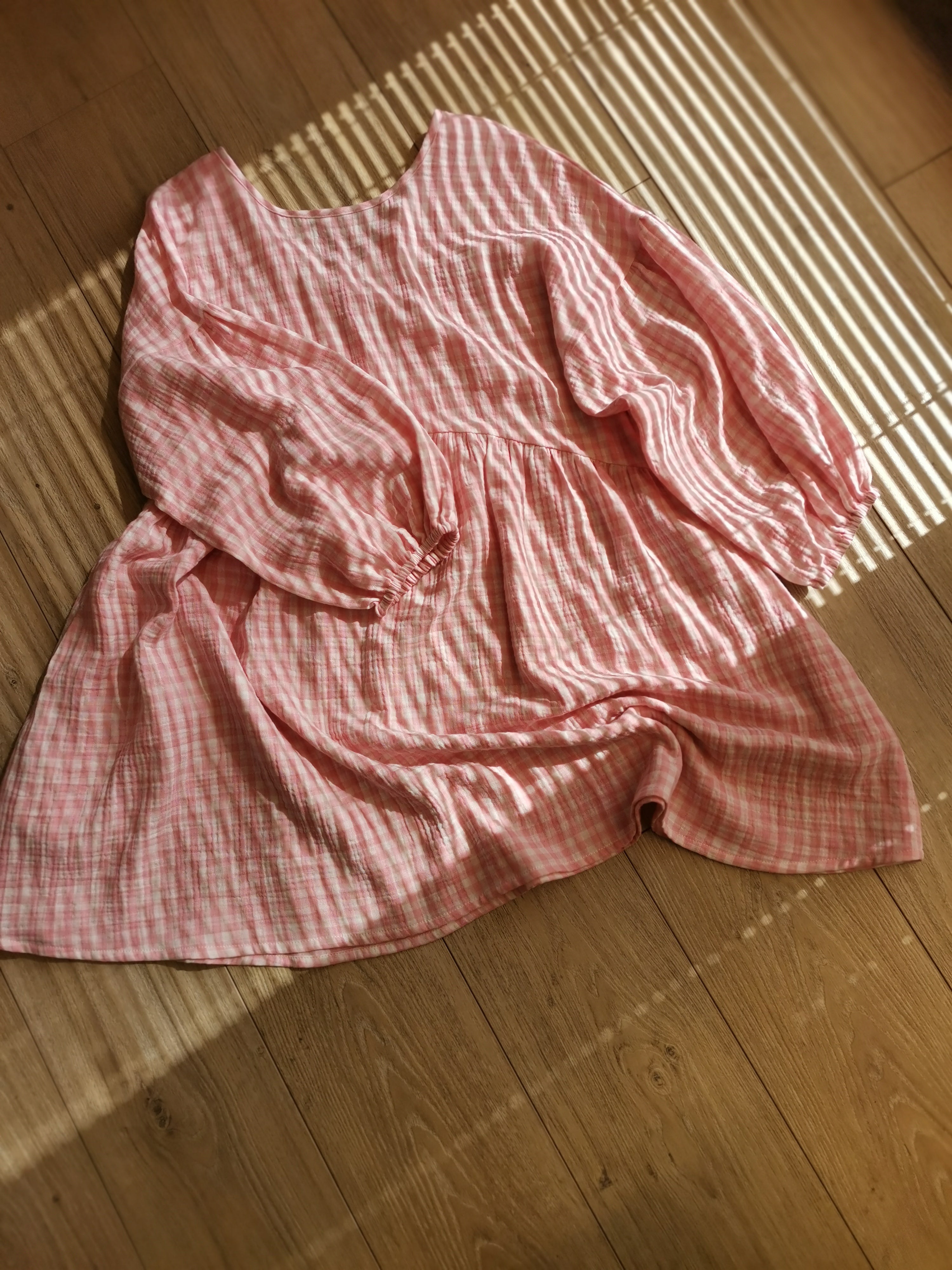 SHATTY - Muselin Dress - Sara vichy dress