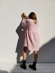 SHATTY - Muselin Dress - Sara vichy dress