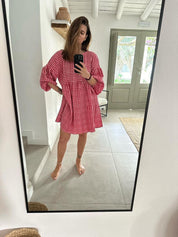 SHATTY - Muselin Dress - Sara vichy dress