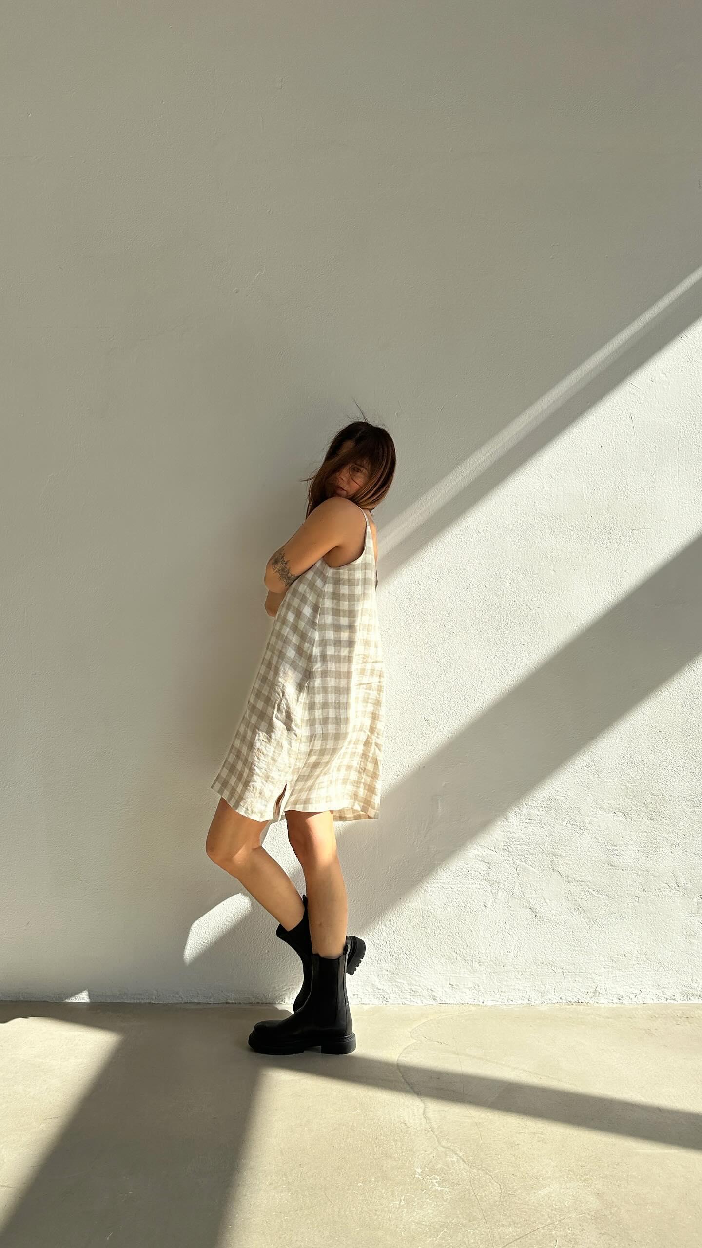 SHATTY - Linen Dress - Estella Mini Dress