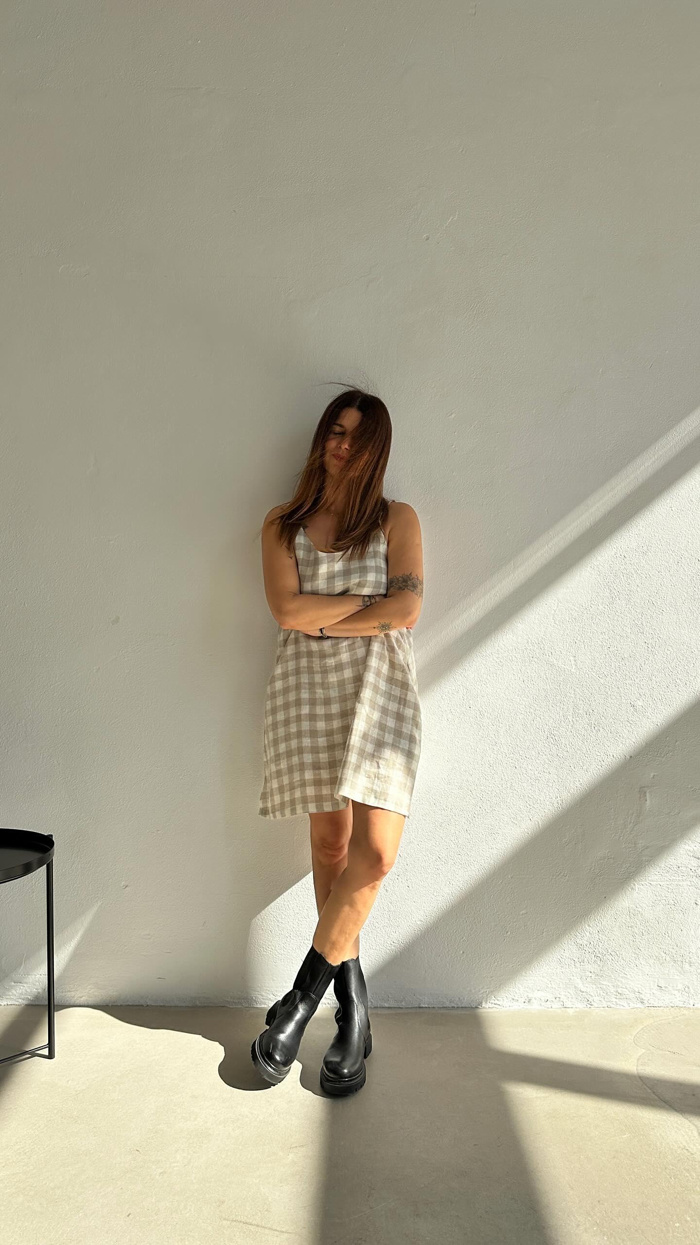 SHATTY - Linen Dress - Estella Mini Dress