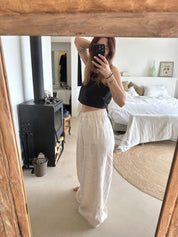 SHATTY - Linen Pants - Culottes