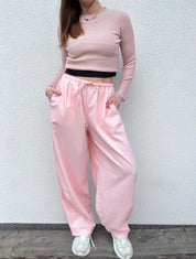 SHATTY - Tapered Linen-Cotton Blend Pants