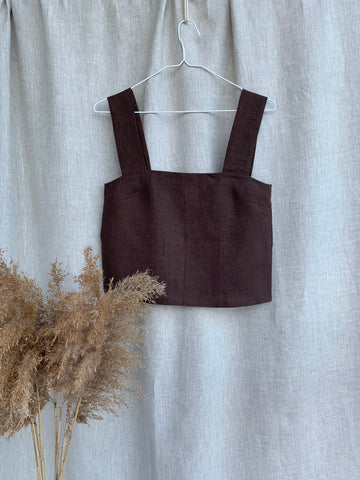 Gust Linen - Linen Crop Top
