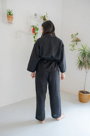 lamini - Pyjama Style Linen Pants