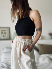 SHATTY - Linen Pants - Culottes