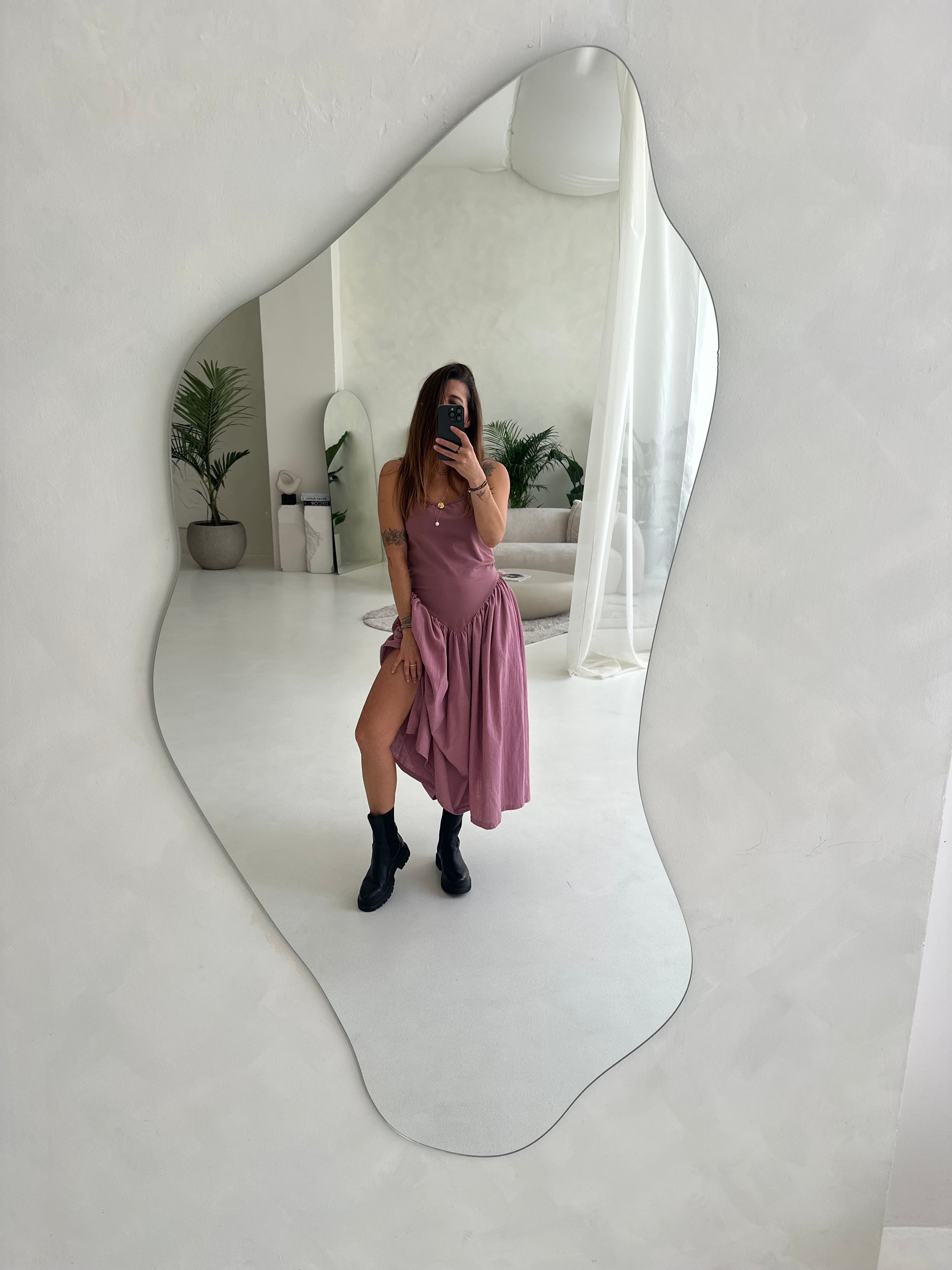 SHATTY - Cotton Combined Dress - Alma Dress