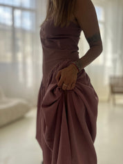 SHATTY - Cotton Combined Dress - Alma Dress