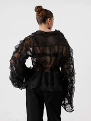 By Marta Studios - Claudya Blouse Sheer Black