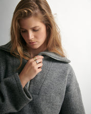 Munditia - SILVA fleece merino, grey