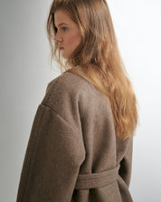 Munditia - RUNA woollen kimono, taupe