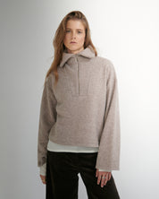 Munditia - SILVA fleece merino, taupe