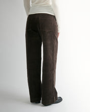 Munditia - VENA chocolate-coloured trousers