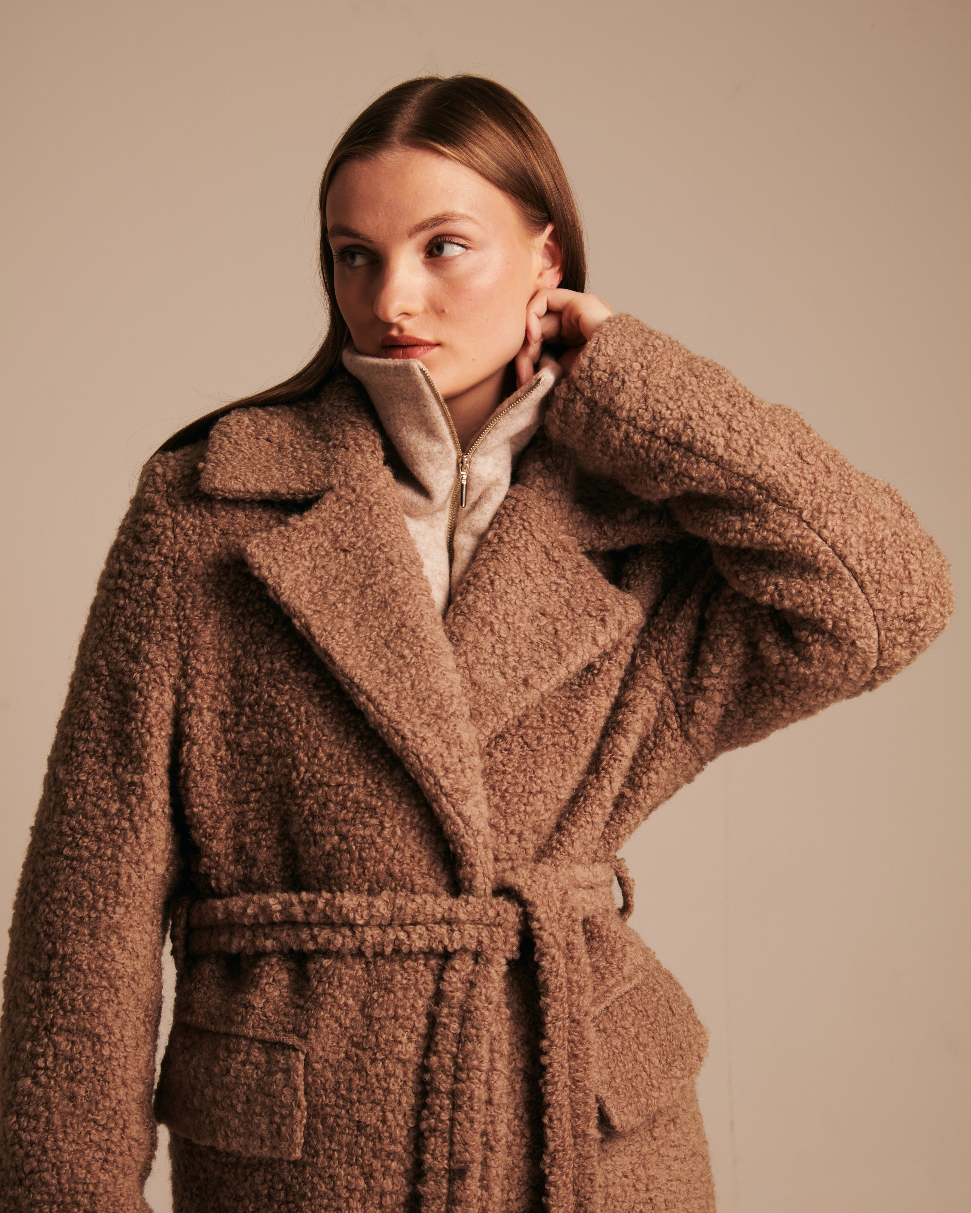Munditia - WOLLE COAT MADE FROM BOUCLÉ
