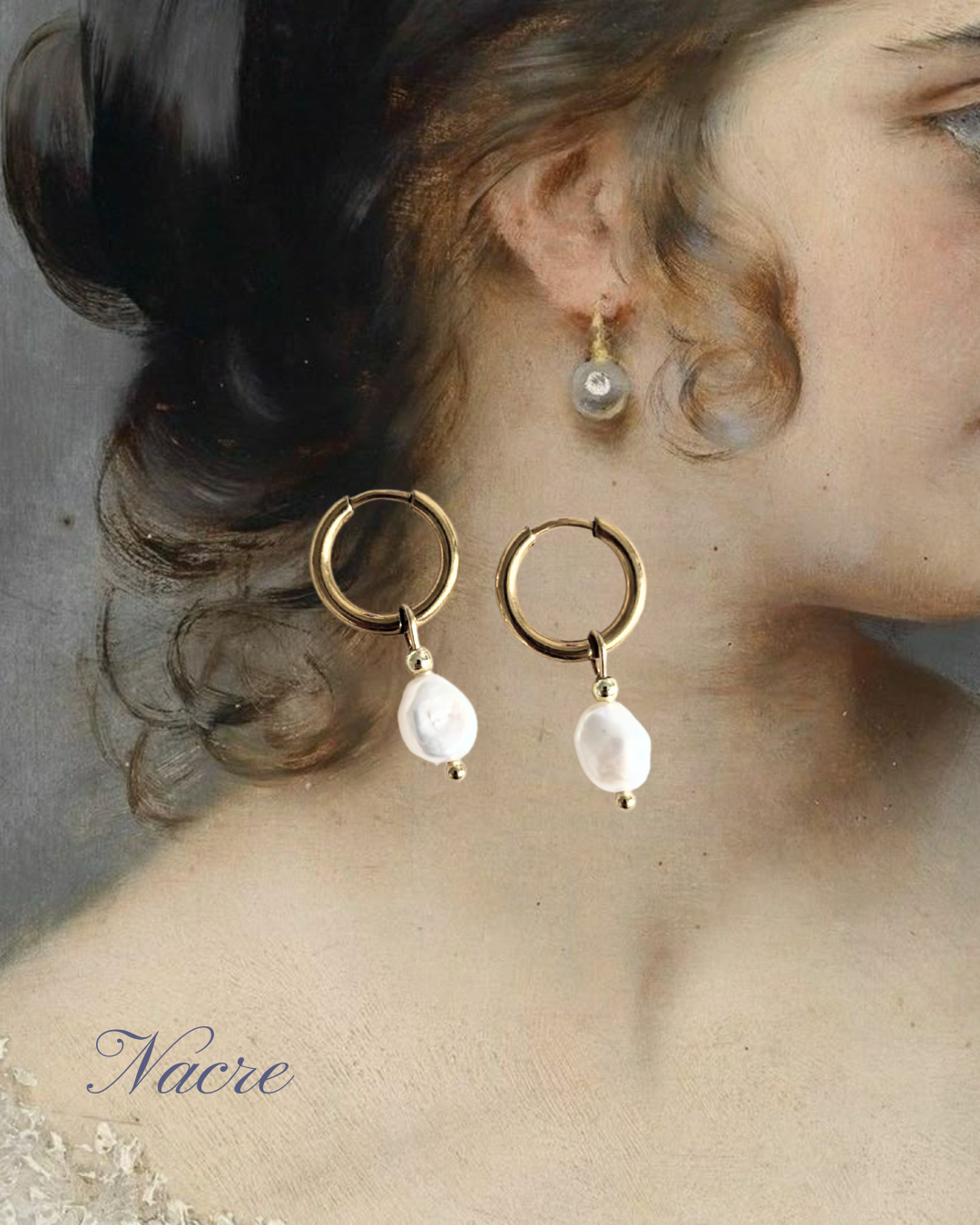 Caro - Earrings "nacre"