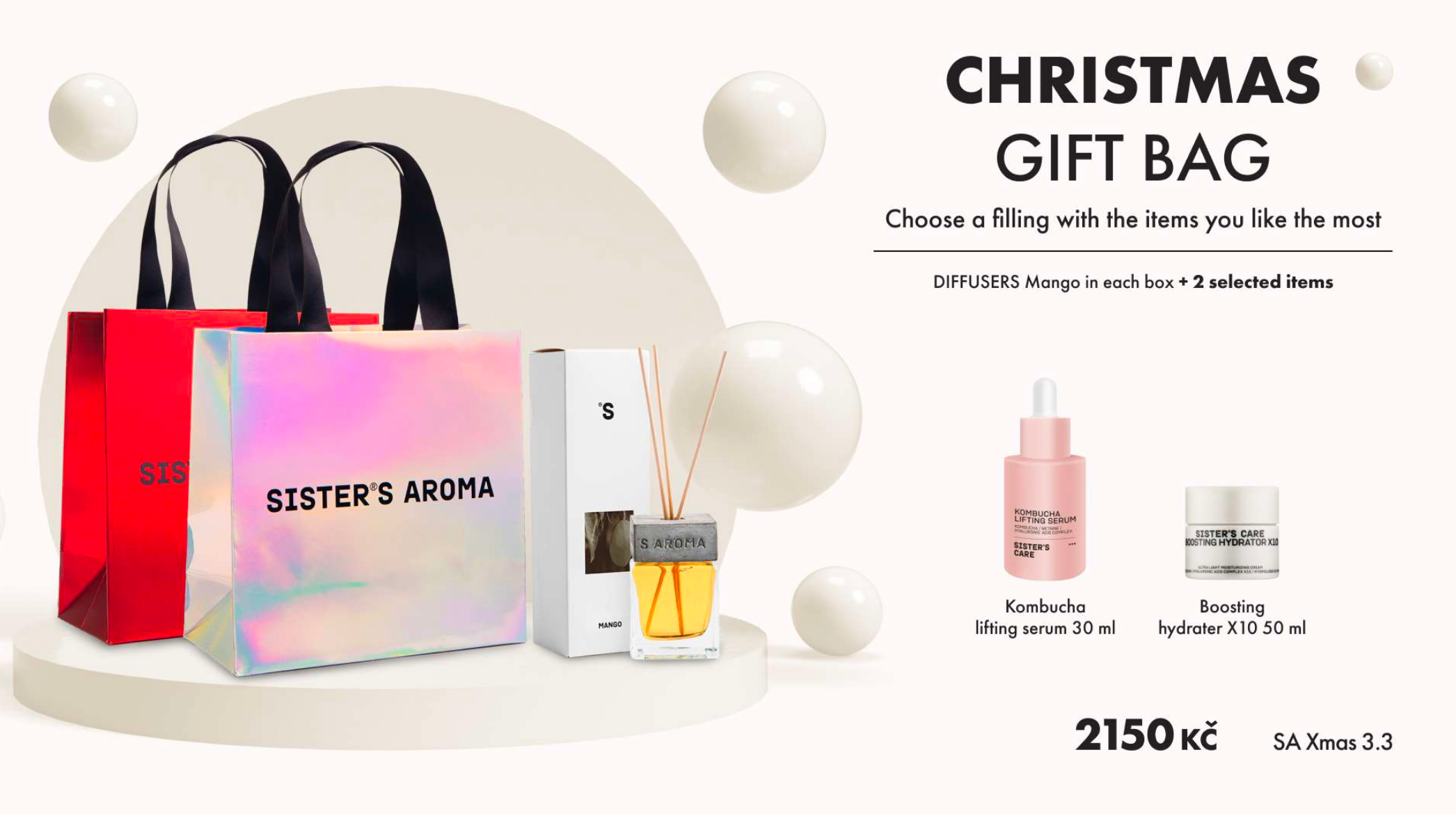 Sisters Aroma - XMAS Christmas Gift Bag 3.3